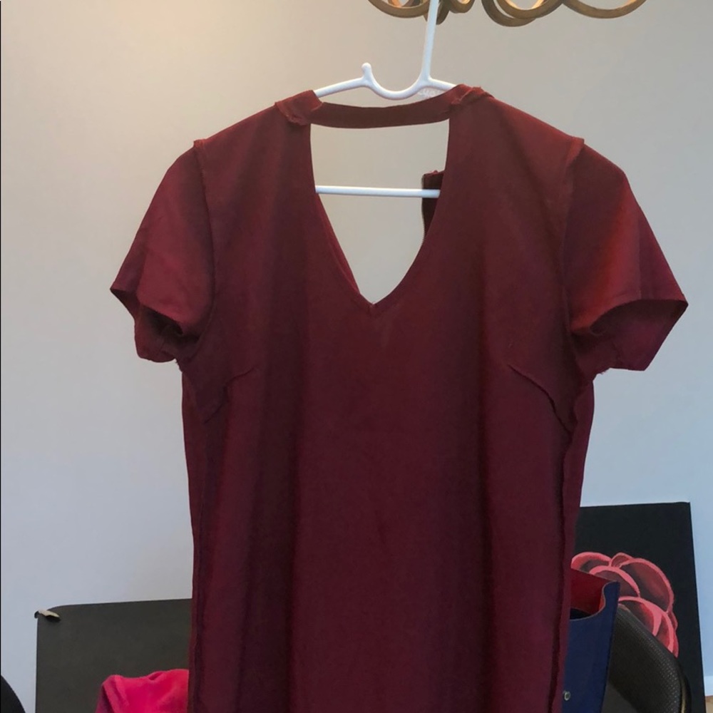 Maroon dress